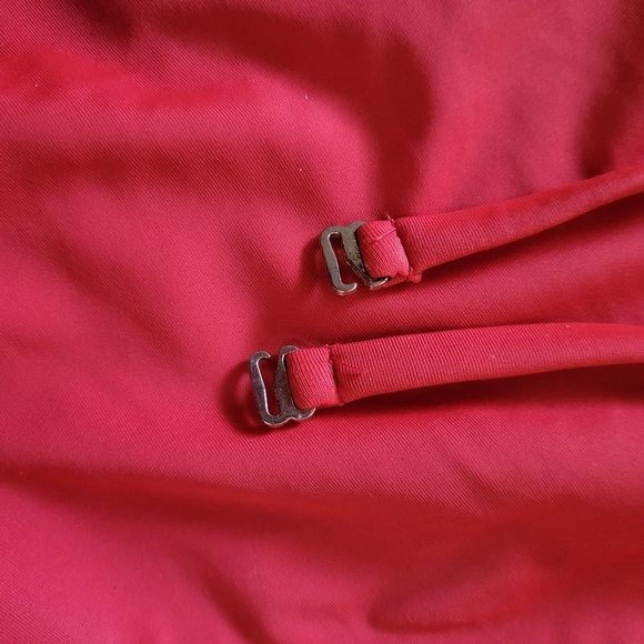 Red High Waisted Bikini with Removable Straps Size Small - Picture 8 of 11